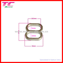 10.5mm Bra Metal Slider Hebilla